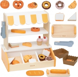 VIGA mini panetteria in legno – negozio di dolci, 16 pz