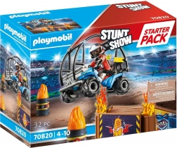 Playmobil Stunt Show set di avvio – spettacolo di stunt con quad e rampa infuocata