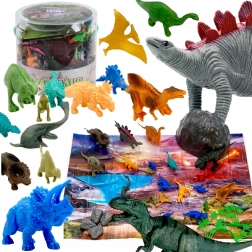 Set di Figure di Dinosauri 34 pcs WOOPIE