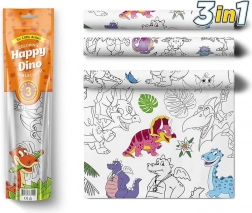 Tovaglie da colorare Pexi - Dinosauri Felici