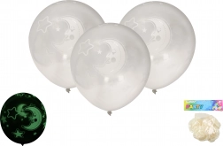 Palloncini 30 cm – set da 6 pz, luminosi al buio