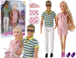 Bambola incinta DEFA LUCY – set familiare con bebè e partner