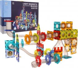Set di cubi magnetici a biglie luminosi 176 pezzi