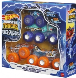 Hot Wheels Monster Trucks Power Smashers set di auto
