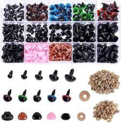 Occhi e nasi di sicurezza per peluche – set da 560 pz