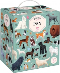 Puzzle 40 pezzi Puzzlove - Cani