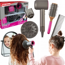 set da parrucchiere per bambini CASDON Dyson Supersonic con asciugacapelli e accessori