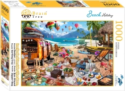 Puzzle BRAIN TREE Vacanza in spiaggia – 1000 pezzi