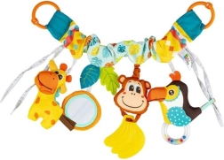 Giocattolo sospeso Balibazoo per passeggino con animaletti