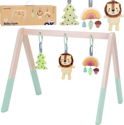 Tooky Toy baby gym supporto con 3 pendenti per neonati