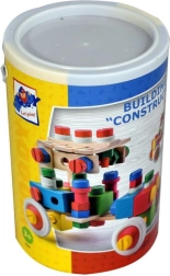 Set di costruzioni 140 pezzi in secchiello