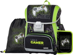 Set scolastico Premium Gamer – cartella, sacca e astuccio