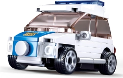 Sluban auto della polizia a carica