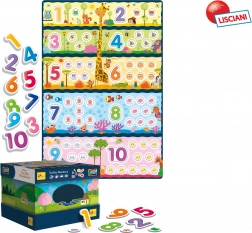 Gioco tattile Montessori dei numeri