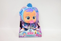 Bambola interattiva Cry Babies Fantasy Tina – triceratopo blu