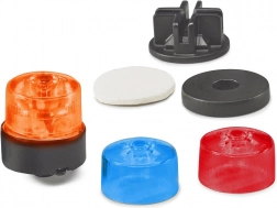 Lampeggiante rotante Bruder con coperture multicolori