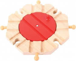 Piattaforma girevole con 8 uscite Bigjigs Rail