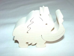 Fauna animale di legno mammut