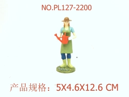 Statuetta contadina 12,6 cm