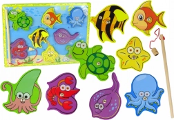 Set in legno per la caccia agli animali marini