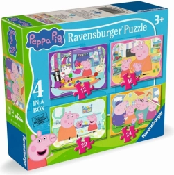 Puzzle 4v1 Peppa Pig