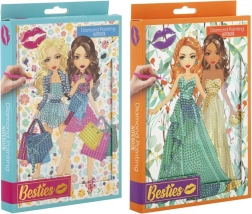 Grafix Pittura a diamante Taccuino con motivi di ragazze