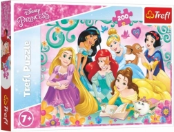 Puzzle Trefl 200 pezzi – il gioioso mondo delle principesse