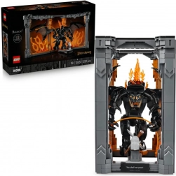 lego icons il signore degli anelli: book nook con il balrog