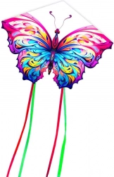 Aquilone Azzurro a Forma di Farfalla