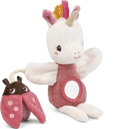 Burattino Lilliputiens Unicorno Lena con attività