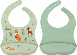 A Little Lovely Company set di bavaglini in silicone per bambini – Foresta