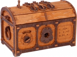 Escape Room Scrigno del Tesoro puzzle 3D in legno