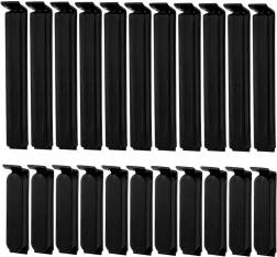 Set di clip per sacchetti 22 pz – 2 dimensioni, nero