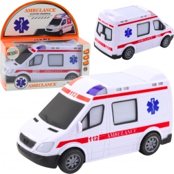 Ambulanza elettrica per bambini a batteria con luci e suoni
