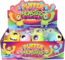 Mostriciattolo antistress in gomma da spremere con slime, 11 cm - 1 pezzo