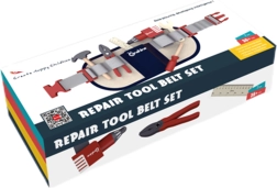 Set di attrezzi in legno con cintura per bambini dai 3 anni