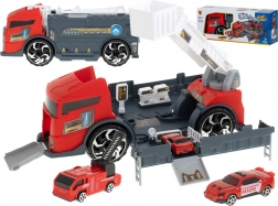 Camion dei pompieri - Trasportatore e giocattolo parcheggio