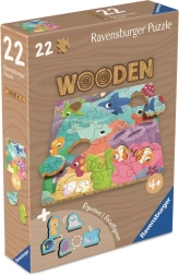puzzle in legno mondo sottomarino 22 pezzi RAVENSBURGER
