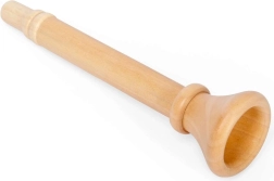 Bigjigs Toys trombetta in legno naturale