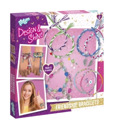 Set creativo per creare braccialetti dell’amicizia TOTUM Design & Shine