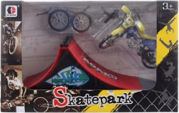 Rampa con moto per bambini