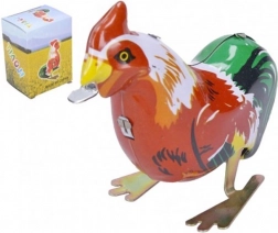 gallo di latta retrò a carica