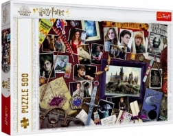 Puzzle Harry Potter 500 pezzi Monumenti di Hogwarts Trefl