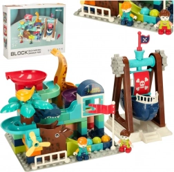 Laberinto creativo per bambini con dinosauri