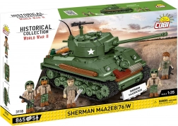 Set per costruire carro armato SHERMAN M4A2E8 (76)W – 865 pezzi