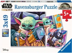 Puzzle Ravensburger STAR WARS: The Mandalorian 3×49 pezzi