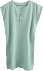 Poncho in mussola New Baby Mommy menta S/M