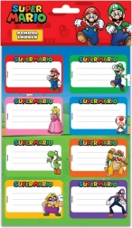Set scolastico Super Mario con adesivi e accessori