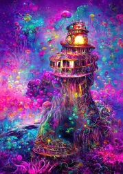 Enjoy puzzle Faro sottomarino 1000 pezzi