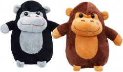 Gorilla di peluche Afro 20 cm – marrone o nero